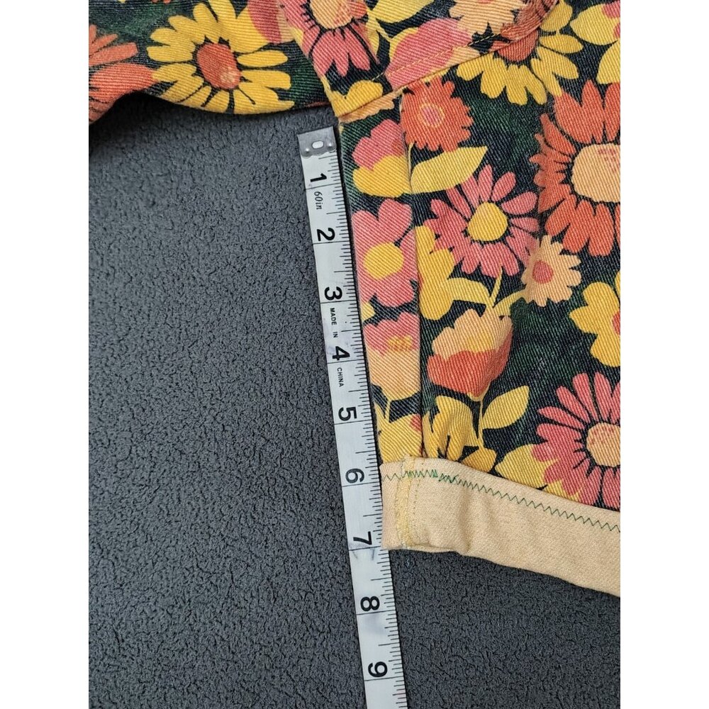 Lucy & Yak Overall Shortalls Women 18R "The Florian Print Easton" Organic Cotton - Picture 7 of 11